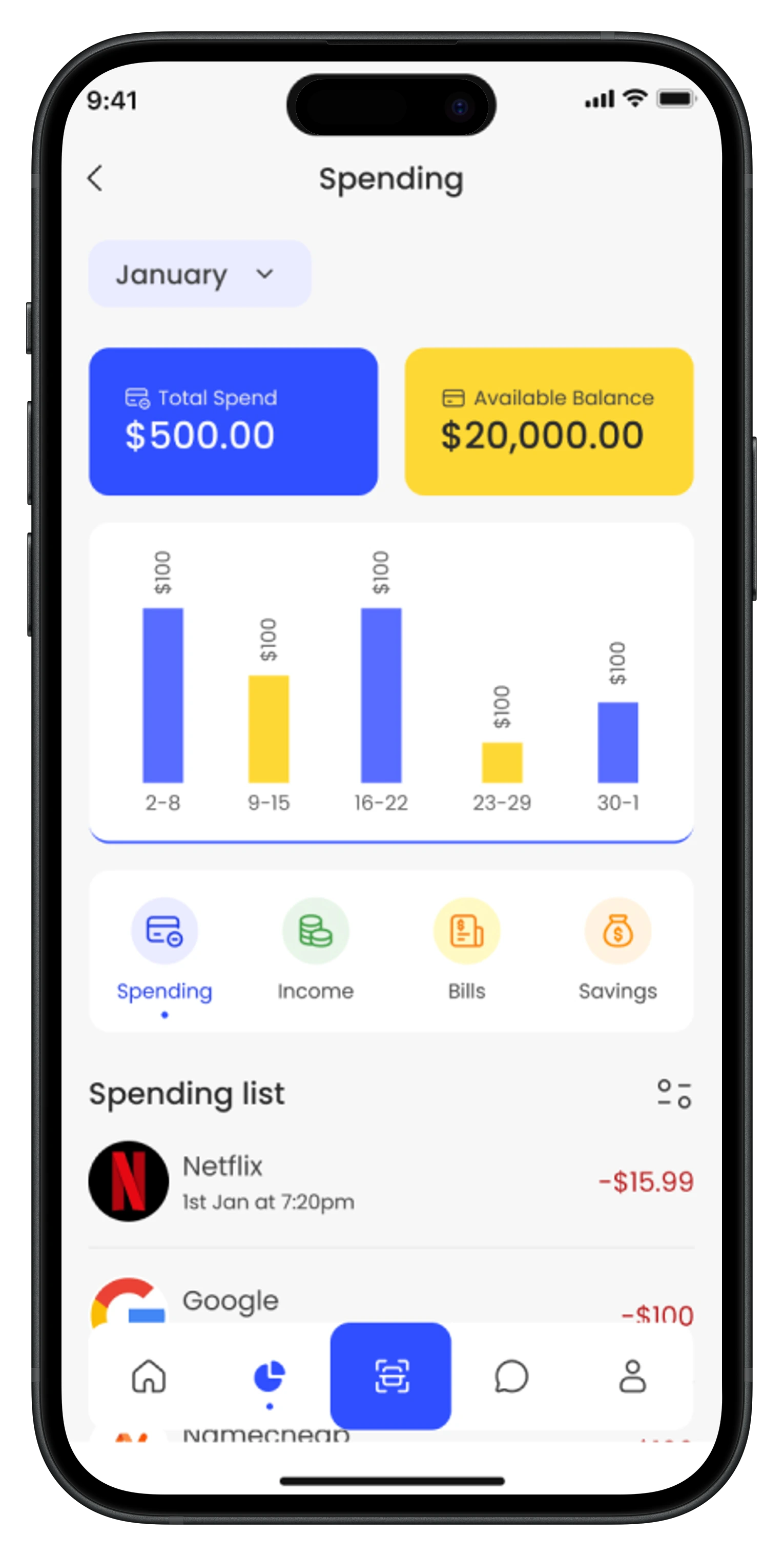Habitly habit tracker app interface showing daily habits and progress tracking